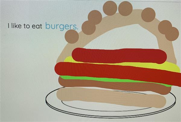 Illustration of a burger