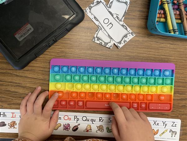 Using a Pop-It Keyboard